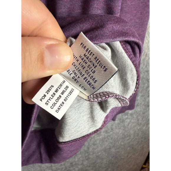 Peter Millar University of Nebraska Pancreatic Cancer Purple 1/4 Zip - Medium - Picture 5 of 7